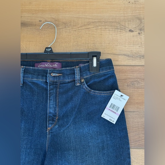 New Gloria Vanderbilt 6P Jeans Straight Leg NWT Petite - Picture 2 of 5